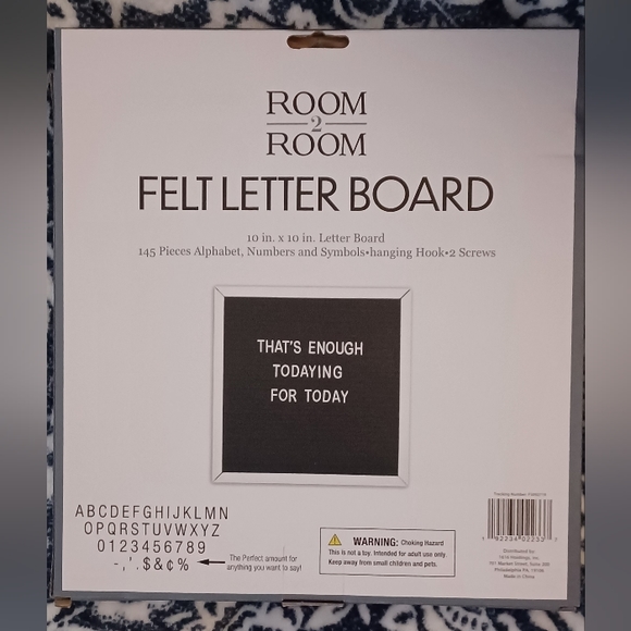 Felt letter board new in box - Picture 2 of 2
